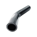 OBP Silicone Elbow Hose - Black - 45 Degree 03