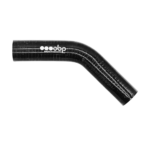 OBP Silicone Elbow Hose - Black - 45 Degree