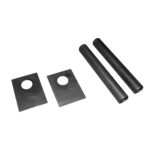 OBP Sill Strengthening Kit (Pair) with 2 Plates and 2 Tubes - Black