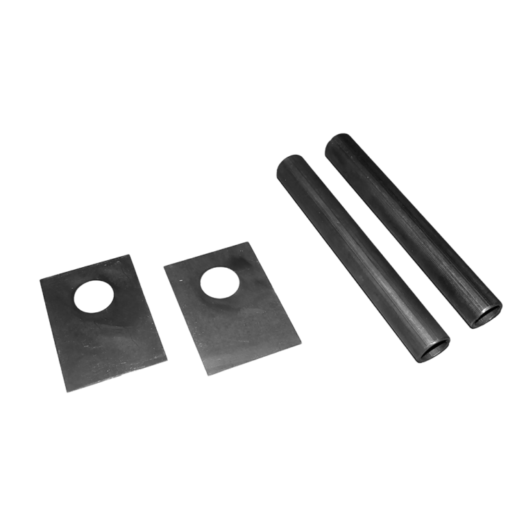 OBP Sill Strengthening Kit (Pair) with 2 Plates and 2 Tubes - Black