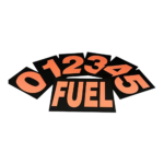 OBP Standard Pit Board Numbers - Orange