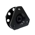 OBP Steering Wheel Quick Release Hub - 3 Hole Weld-on - Black 02