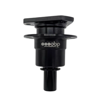 OBP Steering Wheel Quick Release Hub - 3 Hole Weld-on - Black