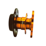 OBP Steering Wheel Quick Release Hub - Black - Gold 02