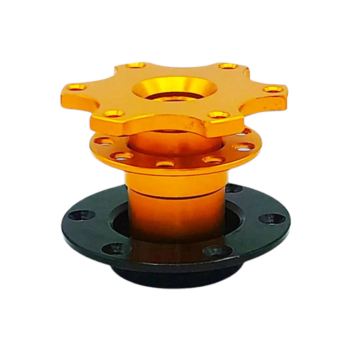 OBP Steering Wheel Quick Release Hub - Black - Gold