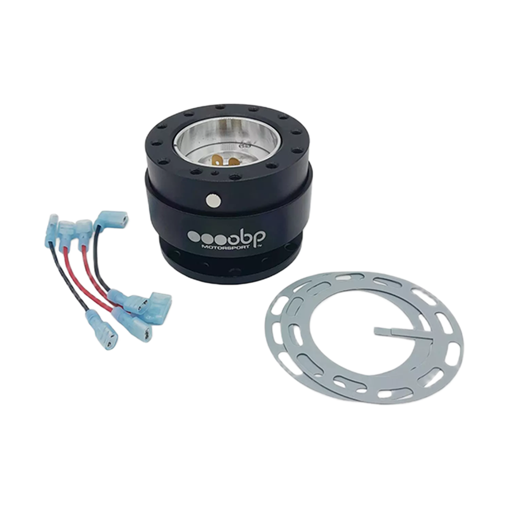 OBP Steering Wheel Quick Release Hub - Black