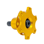 OBP Steering Wheel Quick Release Hub – 6 Hole Weld-on - Black - Gold