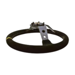OBP Steering Wheel Suede Trimmed 70mm Dish - 350mm Diameter 03
