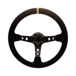 OBP Steering Wheel Suede Trimmed 90mm Dish - 350mm Diameter