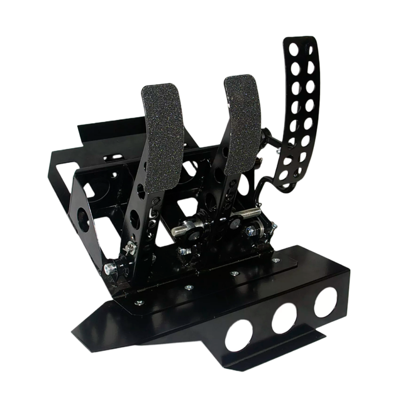 OBP Track Pro BMW E36 Floor Left Hand Mounted 3-Pedal System - Black- OBPBMWL002