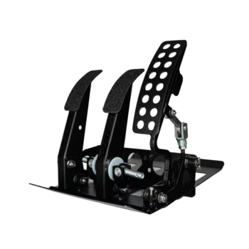 OBP Track-Pro Floor Mounted Angled 3 Pedal System - Hydraulic Clutch - Black