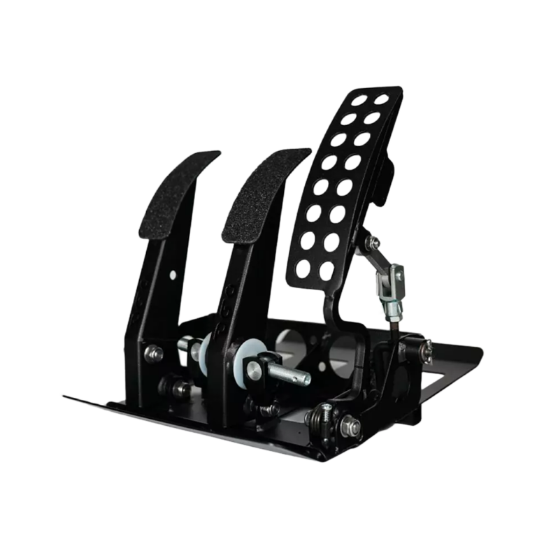 OBP Track-Pro Floor Mounted Angled 3 Pedal System - Hydraulic Clutch - Black