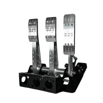 OBP Track-Pro V2 Floor Mount Cockpit Fit 3 Pedal System - SilverOBP0331