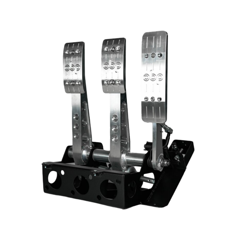 OBP Track-Pro V2 Floor Mount Cockpit Fit 3 Pedal System - SilverOBP0331
