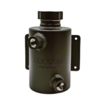 OBP Universal Fit 1 Litre Alloy Power Steering Tank - Screw Cap - Black - PS01DM