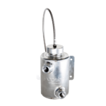 OBP Universal Fit 1 Litre Alloy Power Steering Tank with Screw Cap - Breather Pipe - PS02 - Silver