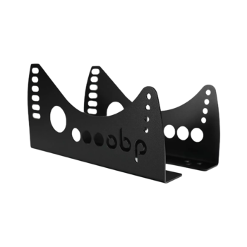 OBP Universal Fixed Seat Brackets (Pair) - Black