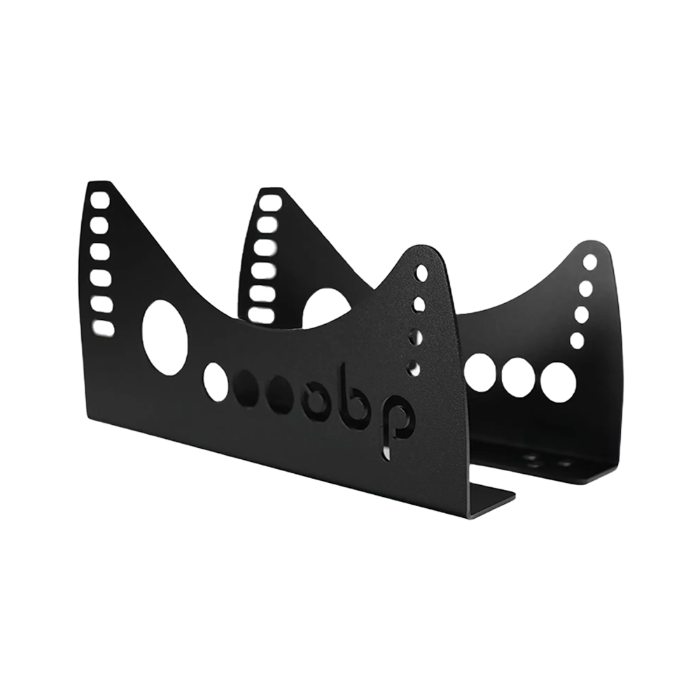 OBP Universal Fixed Seat Brackets (Pair) - Black