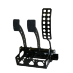OBP Victory Floor Mounted Cockpit Fit 3 Pedal System – Classic Look Pedal Arms - Black - OBPVIC13