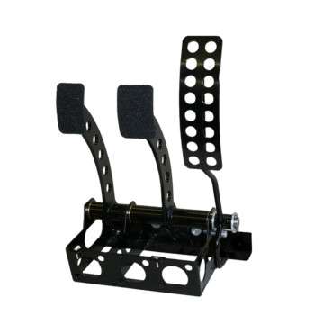 OBP Victory Floor Mounted Cockpit Fit 3 Pedal System – Classic Look Pedal Arms - Black - OBPVIC13