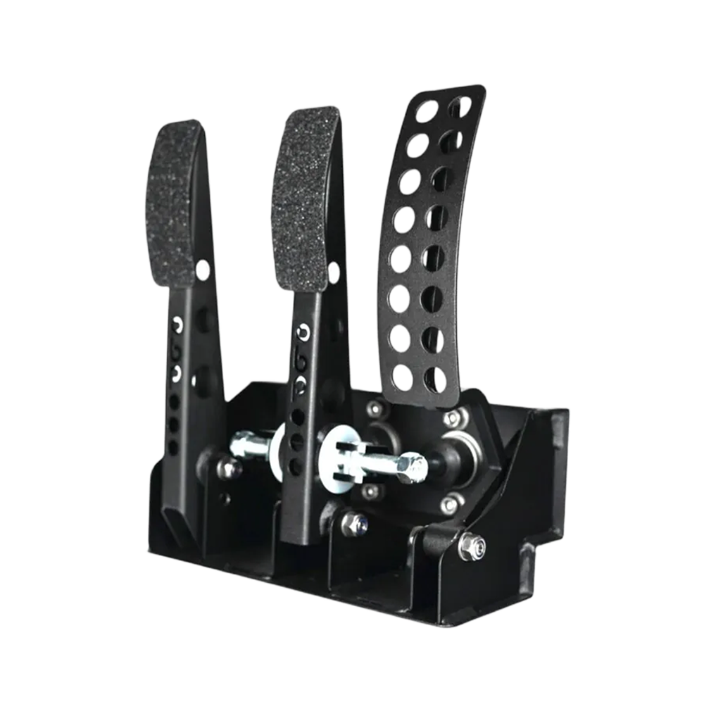 OBP Victory / Kit Car Floor Mounted 3 Pedal System - Cable Clutch - Black OBPKC011